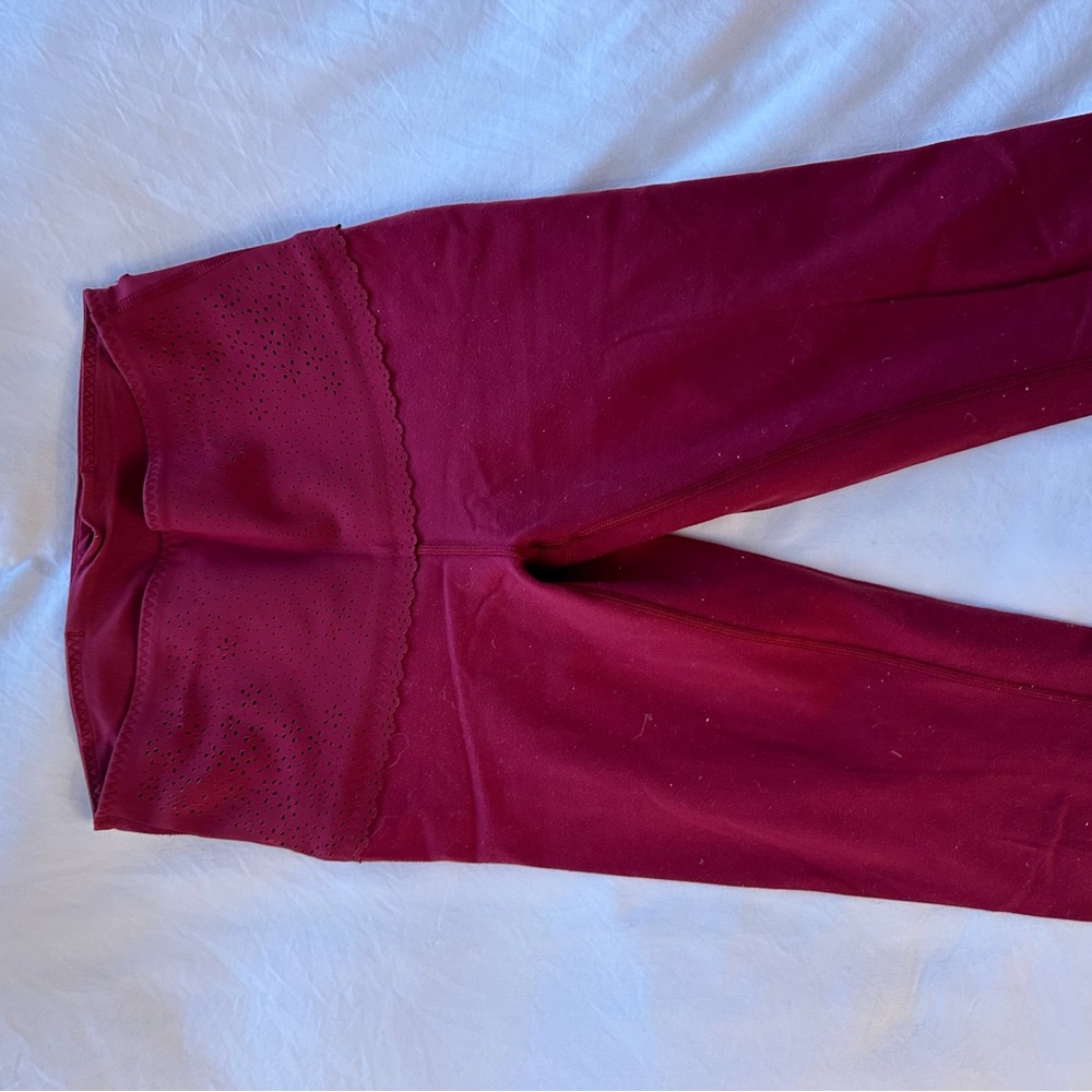 Lululemon Red Wine Leggings